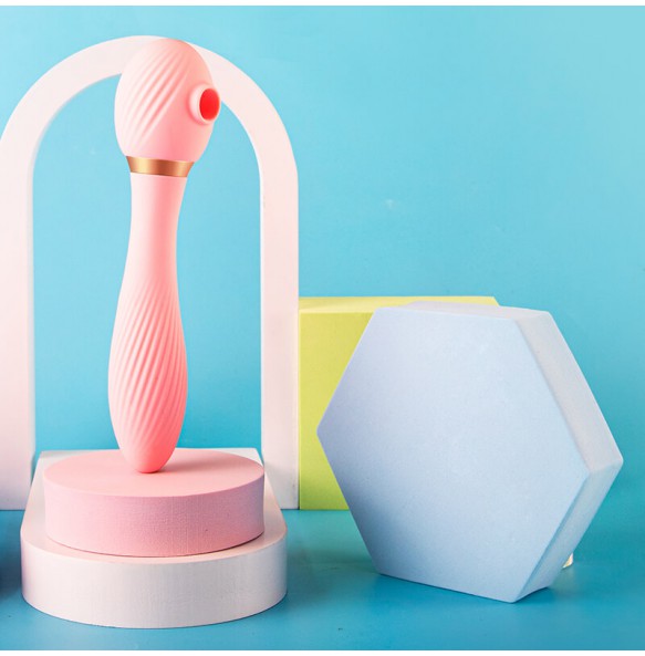 USA SVAKOM - ZEMALIA Bendable Sucking Heating Vibrator Massager Toy (Chargeable - Pink)